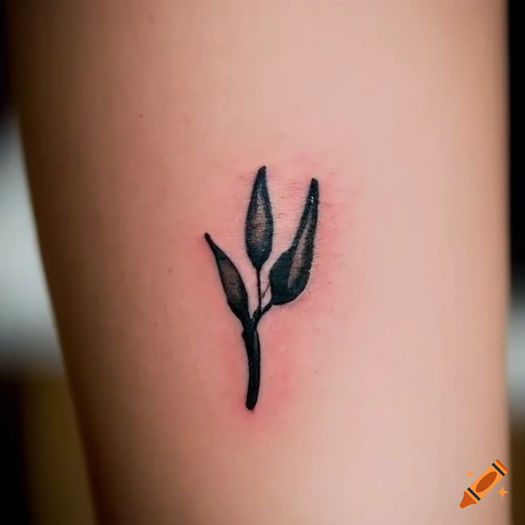 minimalist tattoo design of the word PLANTAS