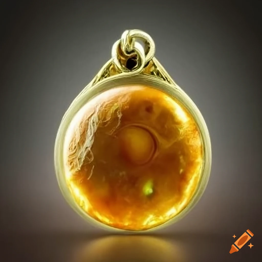 Yellow meteor amulet