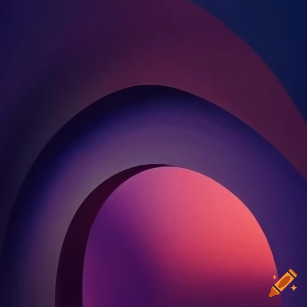 geometric abstract art of architecture with arches and shapes
