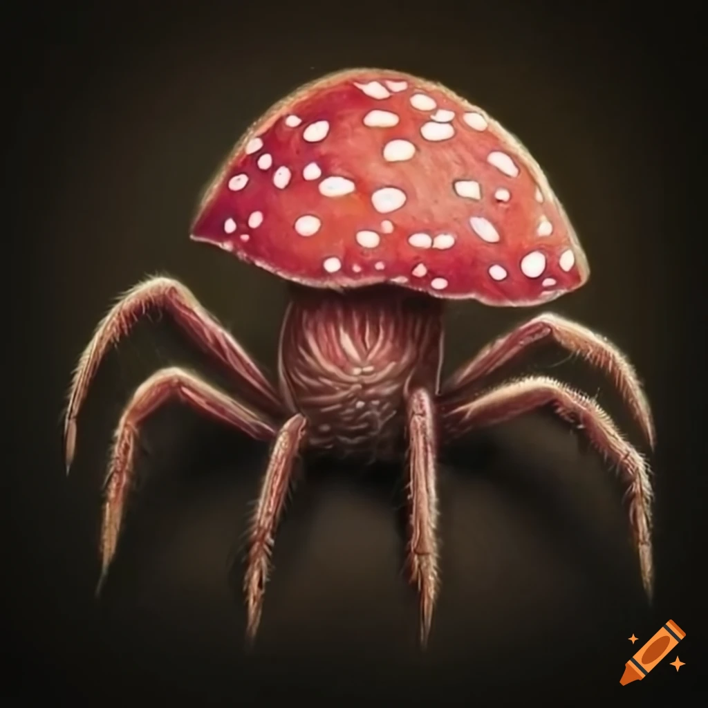 image of a mushroom spider