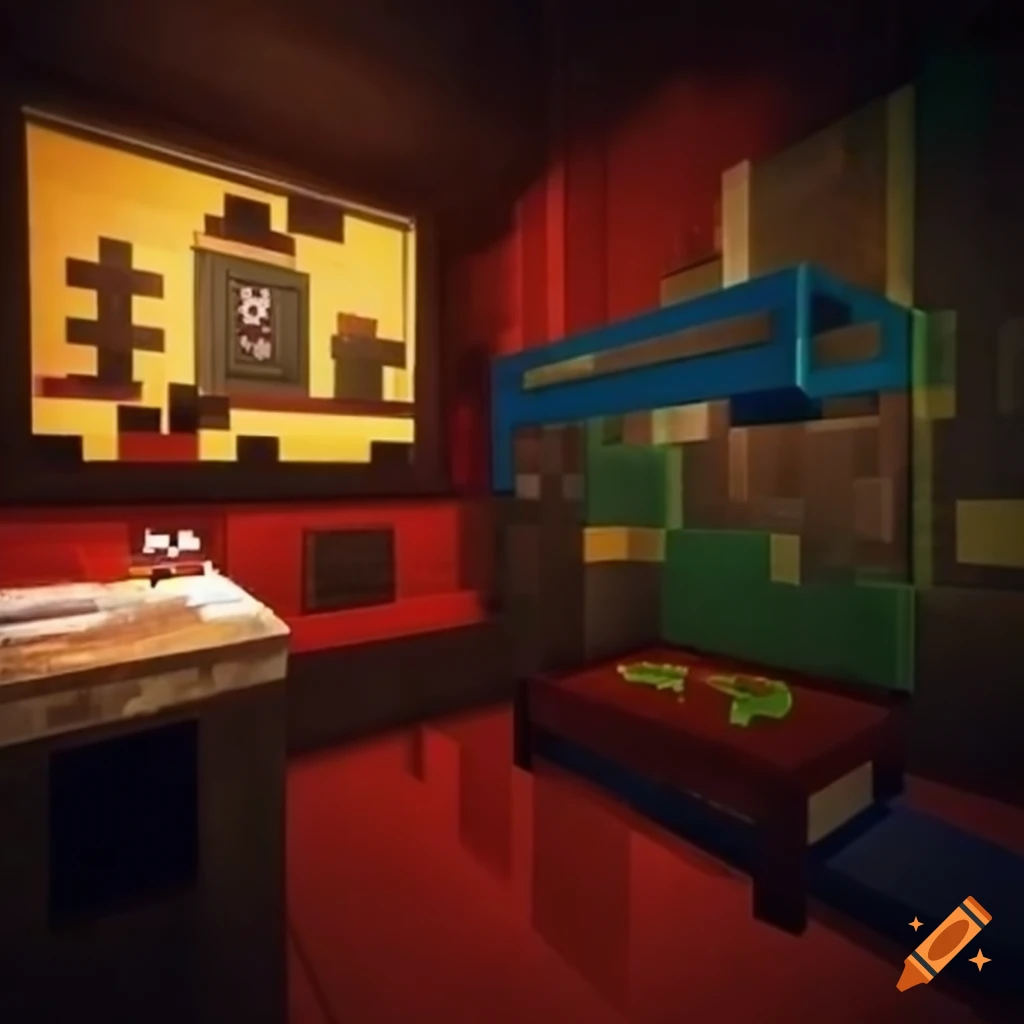 Exciting minecraftthemed escape rooms on Craiyon