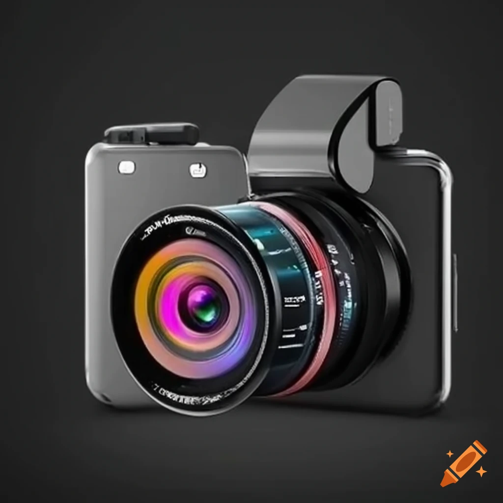 Innovative smartphone with triple lens camera on Craiyon