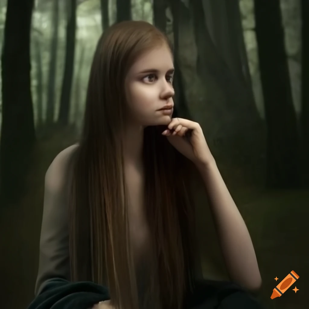 Girl Resembling Gandalf Sitting In A Dark Forest girl-resembling-gandalf-sitting-in-a-dark-forest