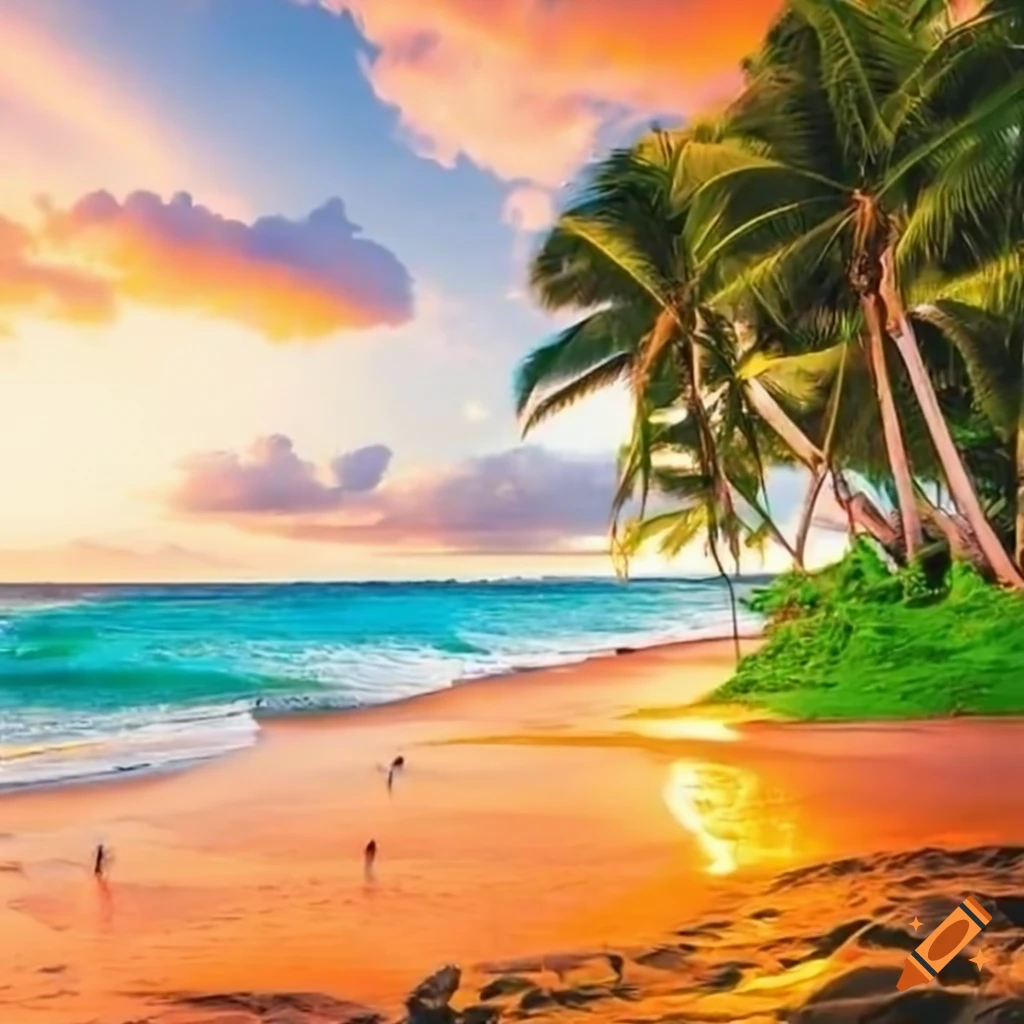 beach in Hawaii