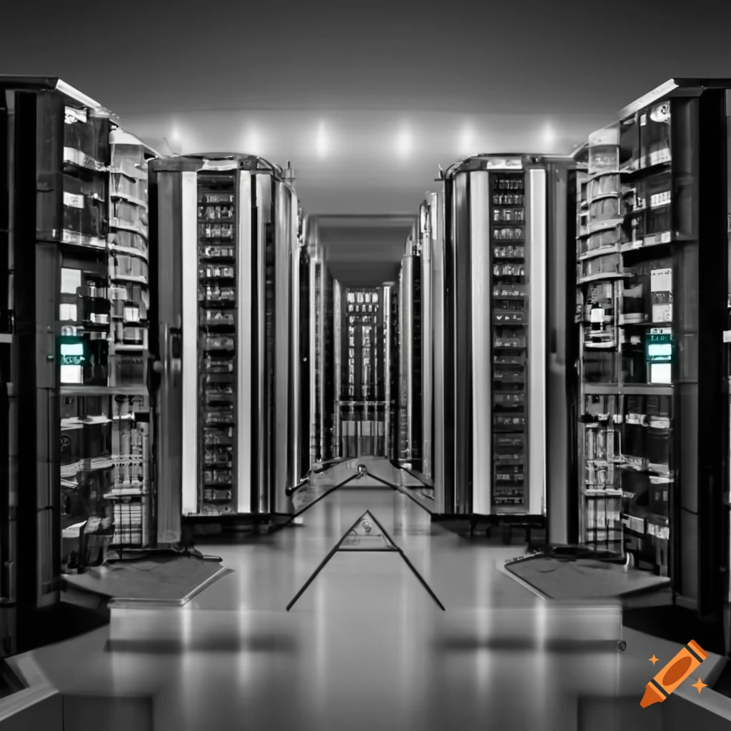 Illustration of server operators on Craiyon