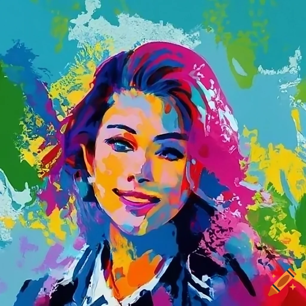 celebrational art inspired by LeRoy Neiman