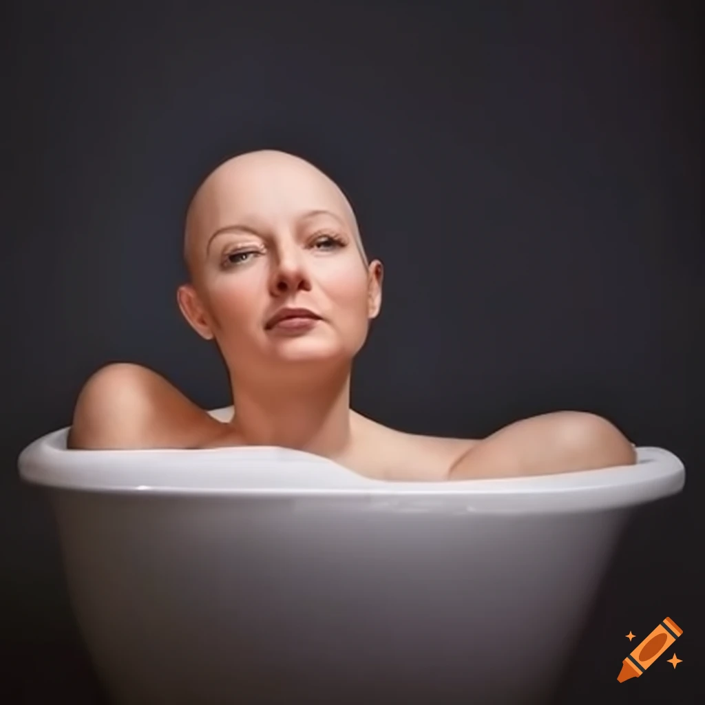 woman relaxing in a bathtub