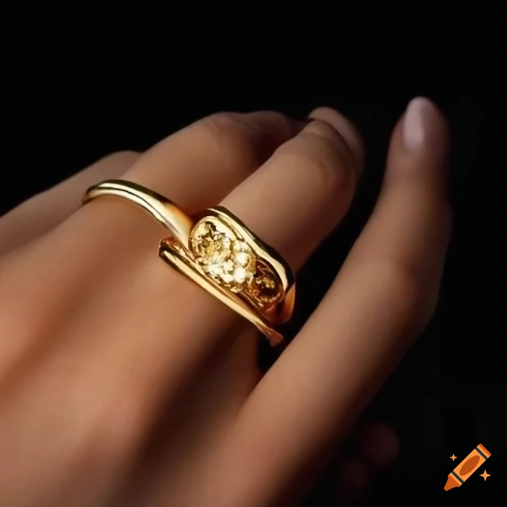 Irresistible 22k Gold Ring for Women