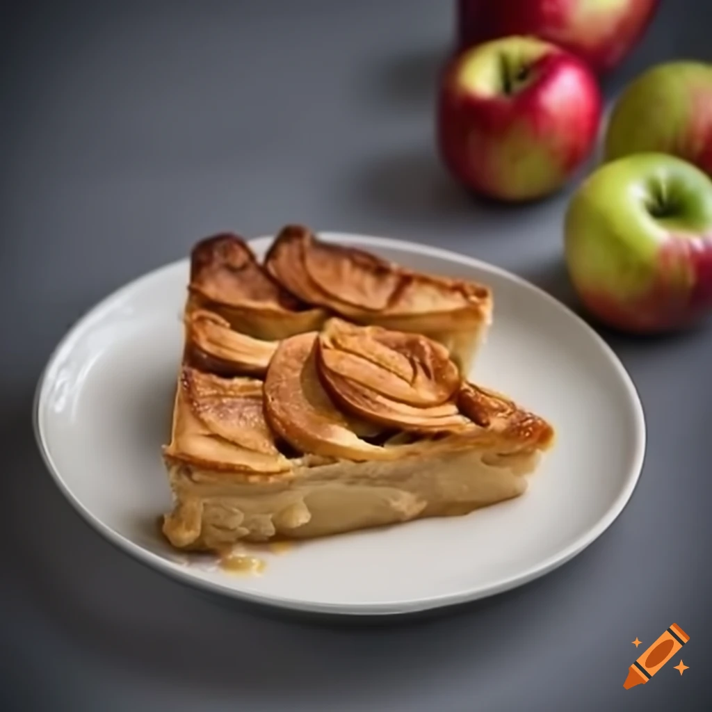 Delicious Apple Pie Slice With Thin Apple Slices On Top On Craiyon delicious-apple-pie-slice-with-thin-apple-slices-on-top-on-craiyon