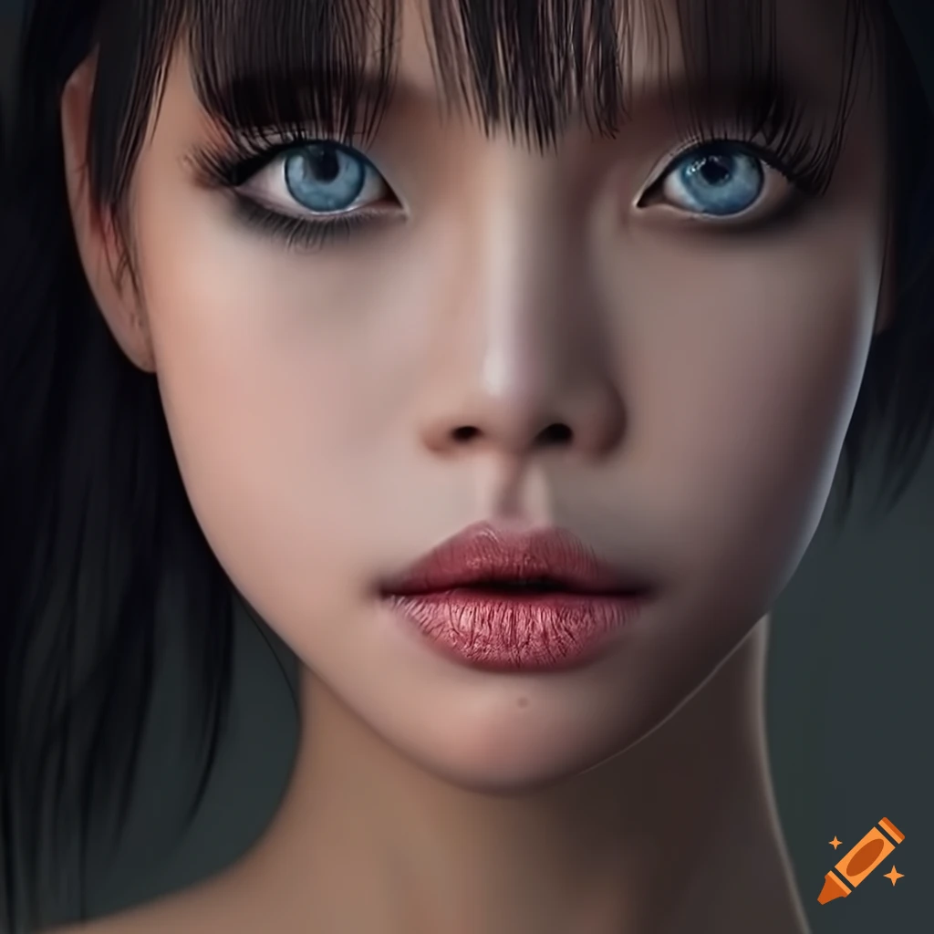 Photo Realistic Portrait Of A Thai Woman With Beautiful Eyes On Craiyon