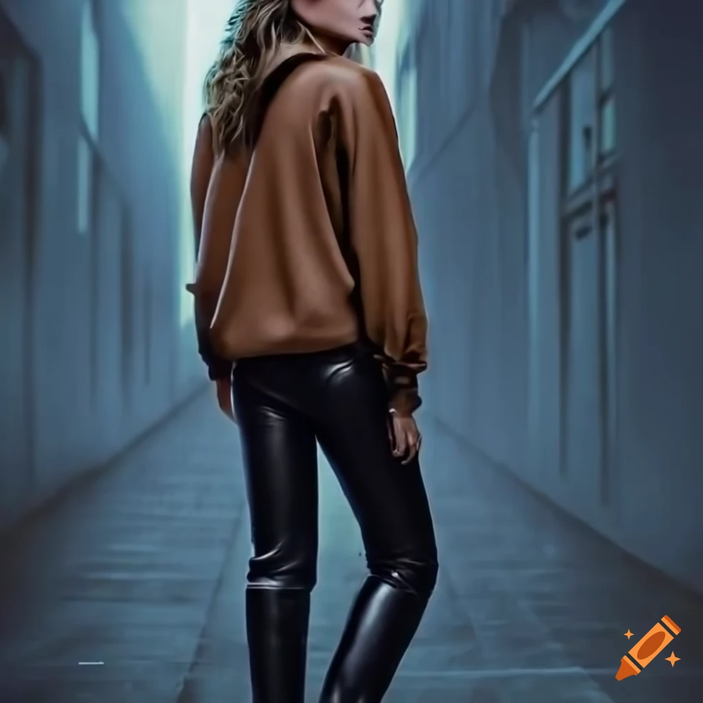 hyperrealistic photo of Ashley Olsen in trendy outfit