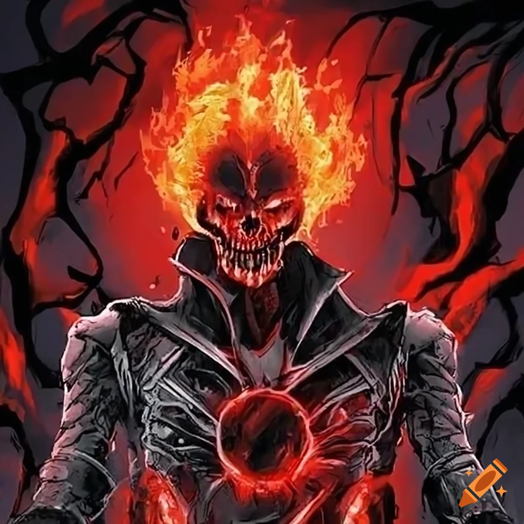Crimson Ghost Rider character