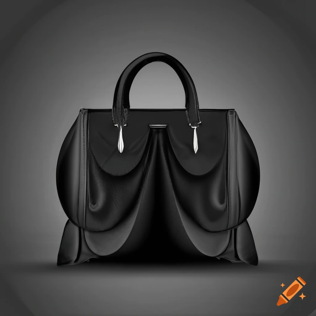black abstract bag design