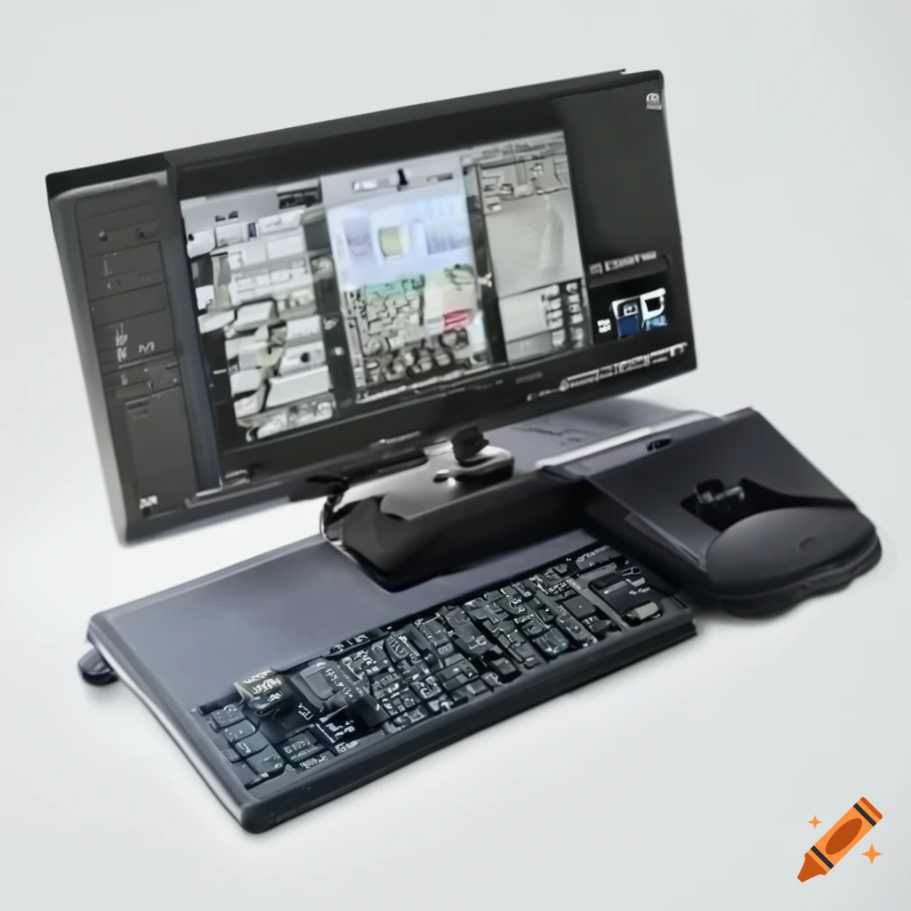 Illustration depicting console access in cybersecurity on Craiyon