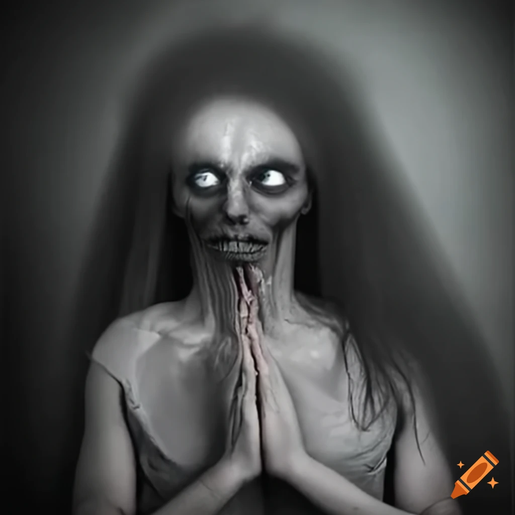 unsettling and mysterious image