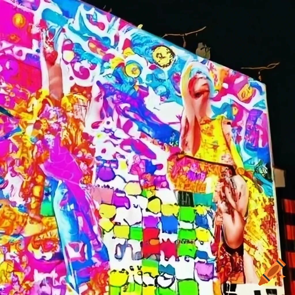 garish 00s billboard with the text "Do I See Color"
