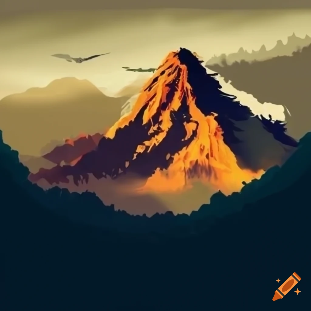 transparent-logo-of-a-mountain-with-birds-flying-on-craiyon