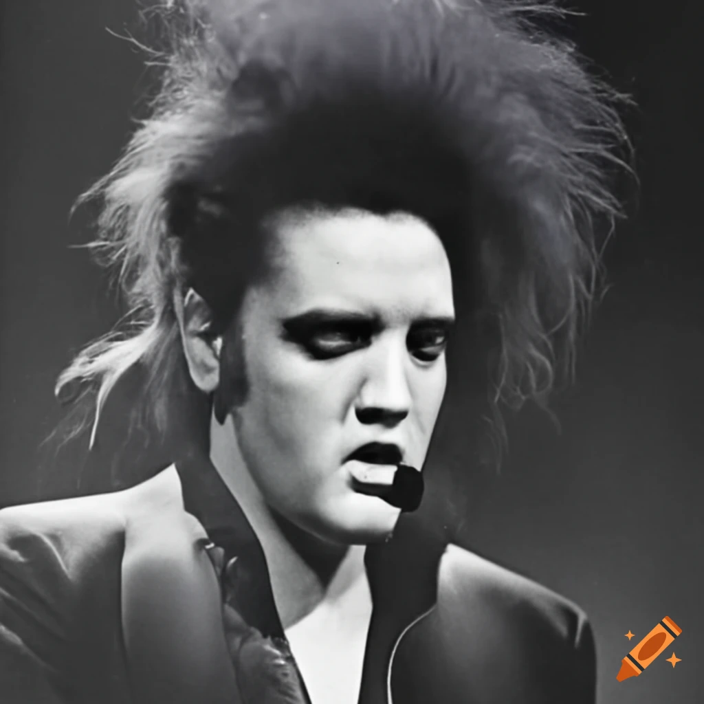 Vintage Photo Of Elvis Presley And Robert Smith Performing Together On vintage-photo-of-elvis-presley-and-robert-smith-performing-together-on