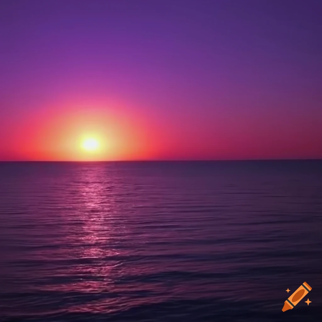 bright sun over a purple-themed background with a hygiene element