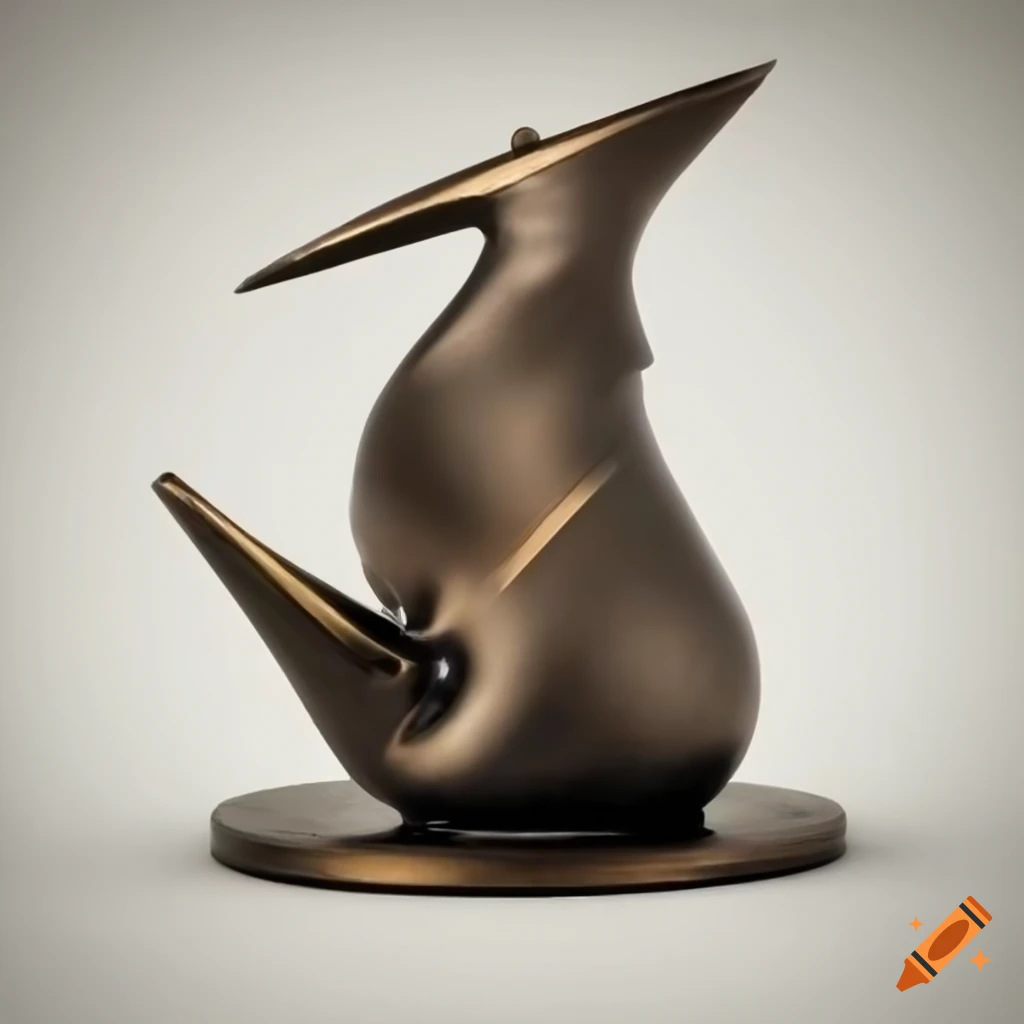metallic sculpture inspired by Zelda game