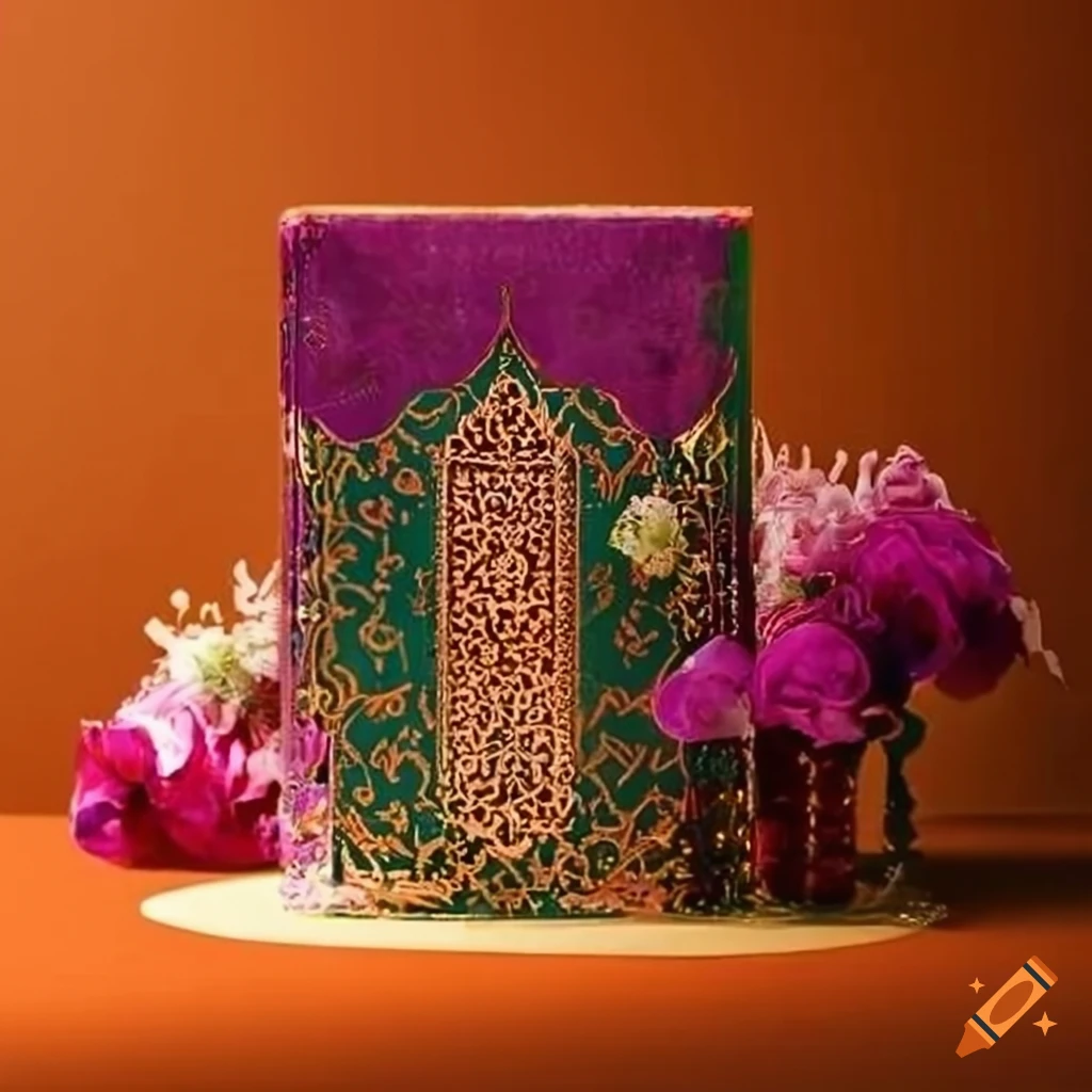 Moroccan-themed boho wedding invitation with vibrant colors