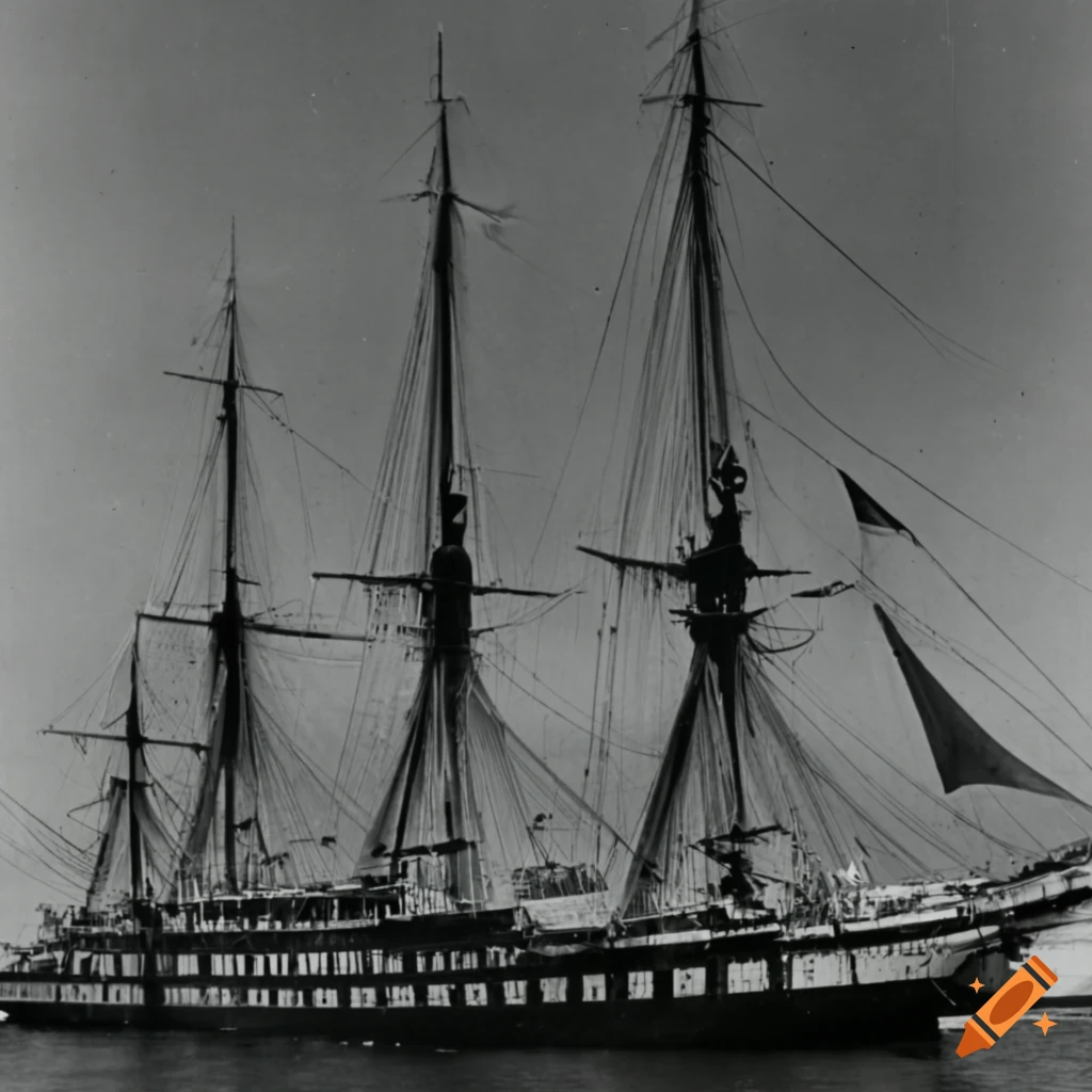 historical archival images of Omani sailors and British ships