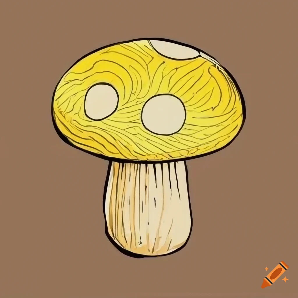 Drawing Colorful Cute Mushroom Cartoon Image PNG Images | PSD Free Download  - Pikbest
