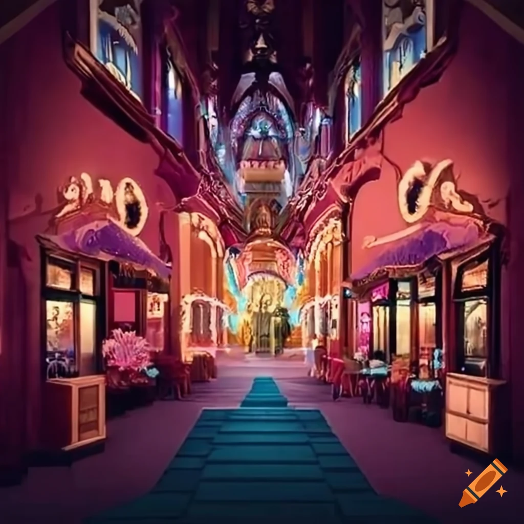 Photo of an enchantment shop on Craiyon