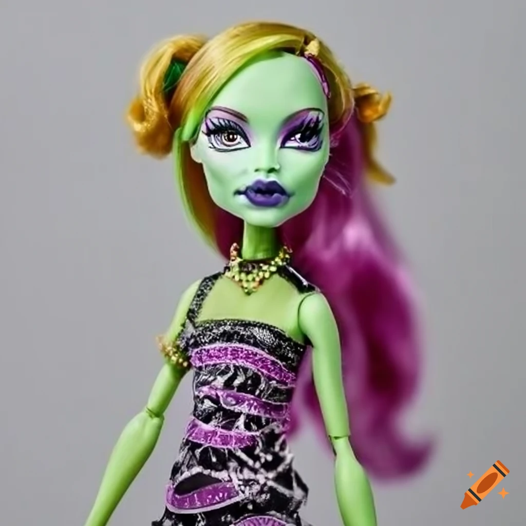 Wydowna spider doll from monster high on Craiyon