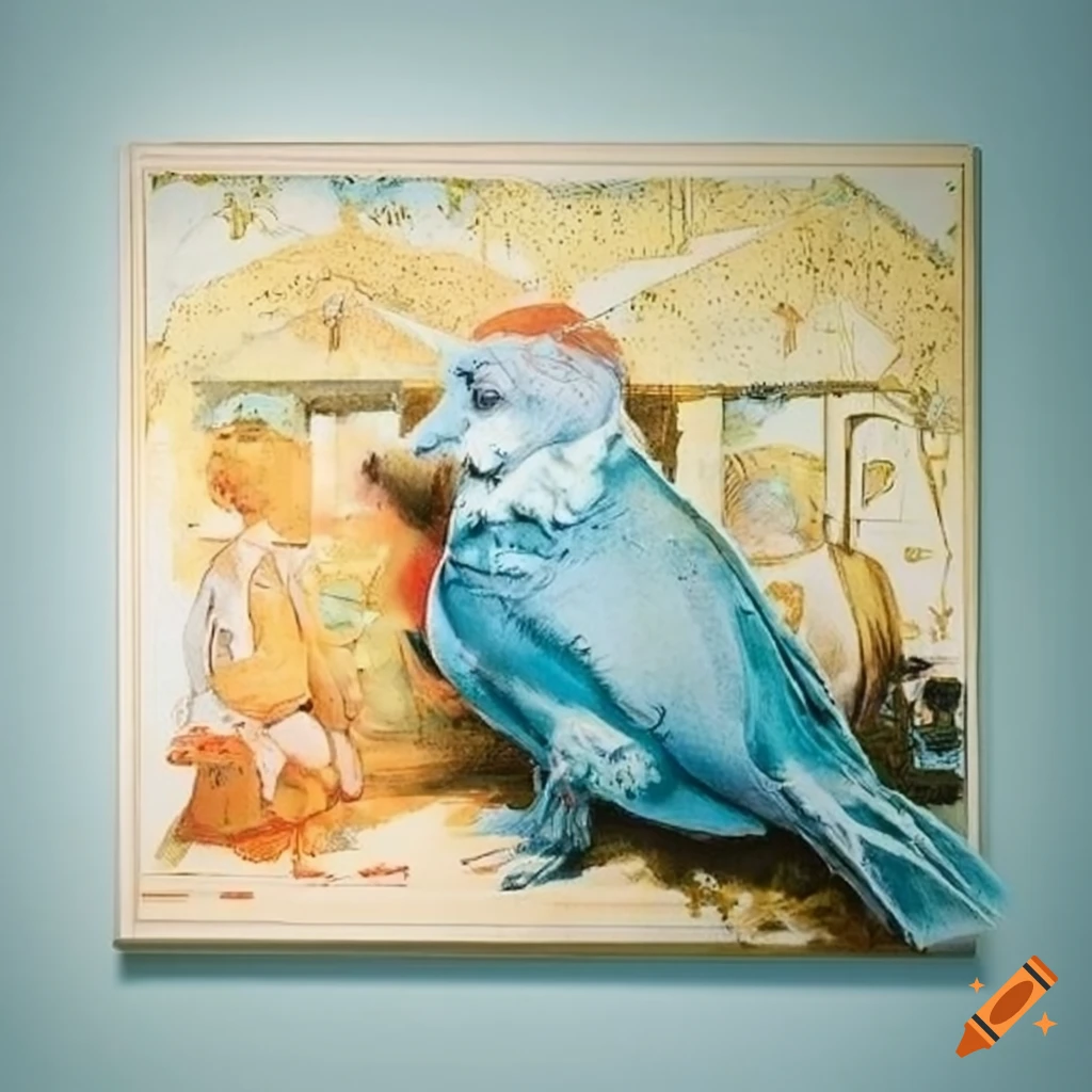 gemälde eines Hais gemalt von Peter Blake