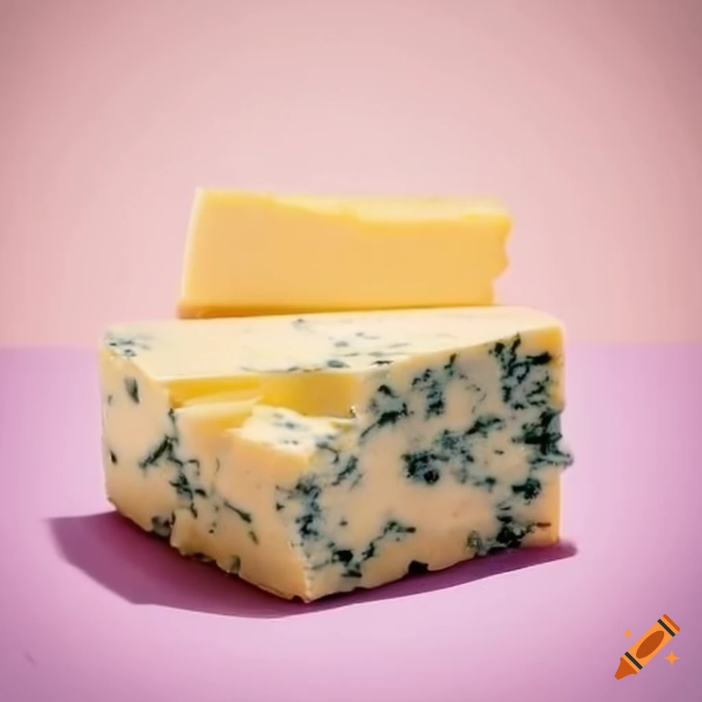 Blue cheese with butter