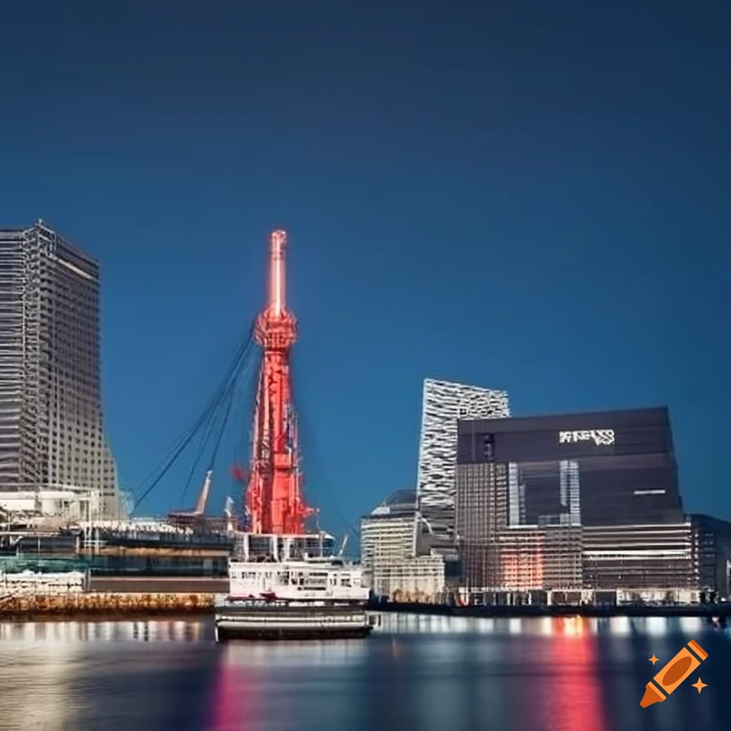 illustration of Yokohama Port