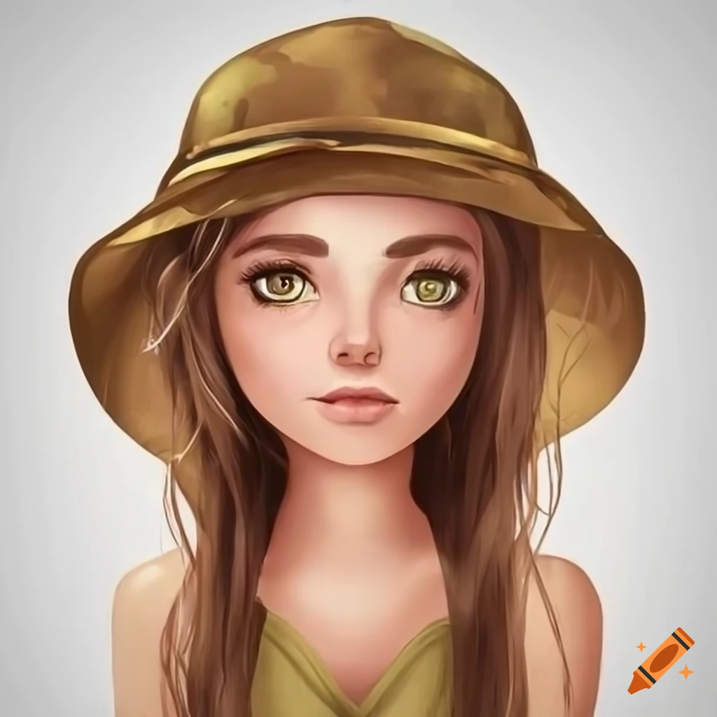 Girl Wearing A Safari Hat On Craiyon girl-wearing-a-safari-hat-on-craiyon