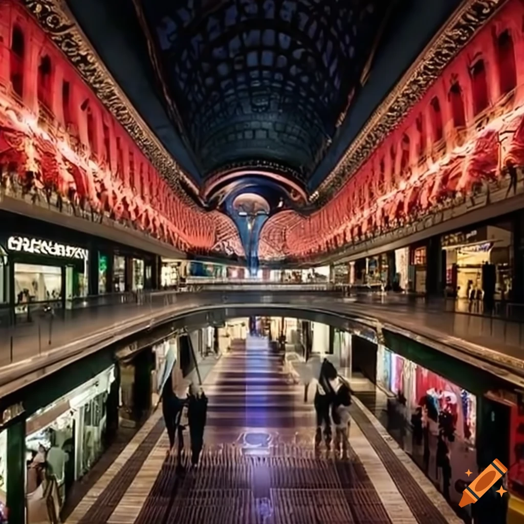 image of a big shopping mall