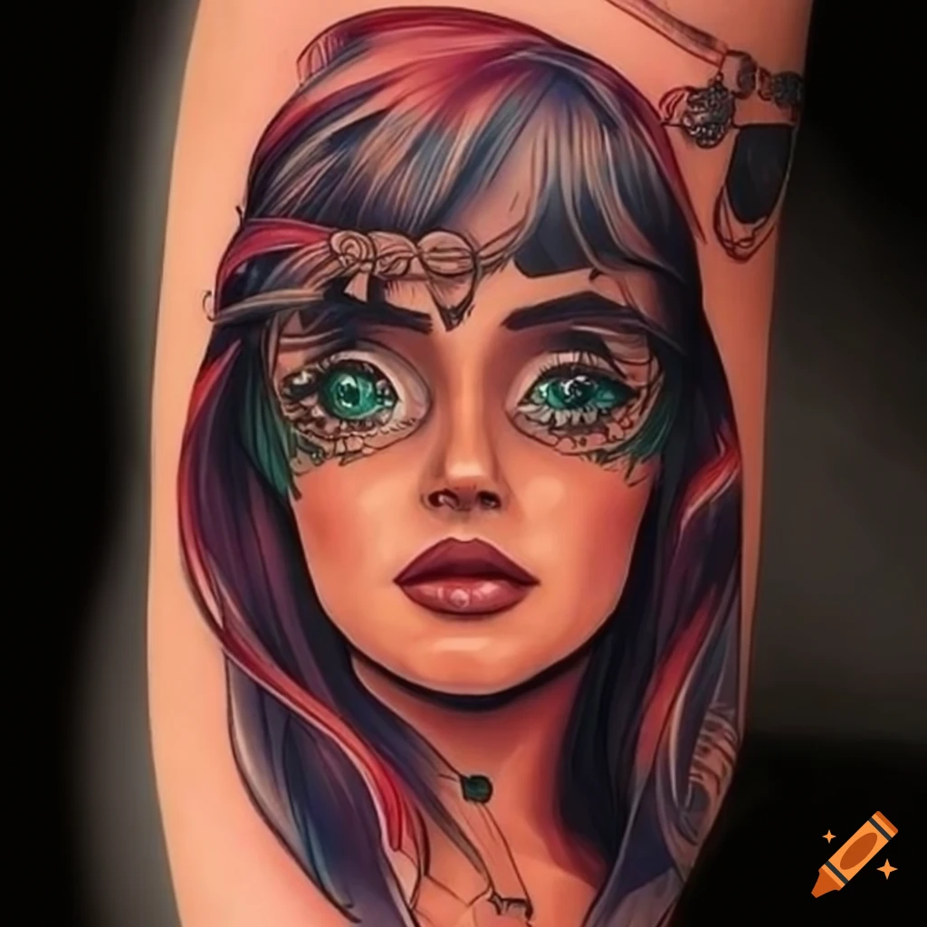 neotraditional artwork depicting a dream