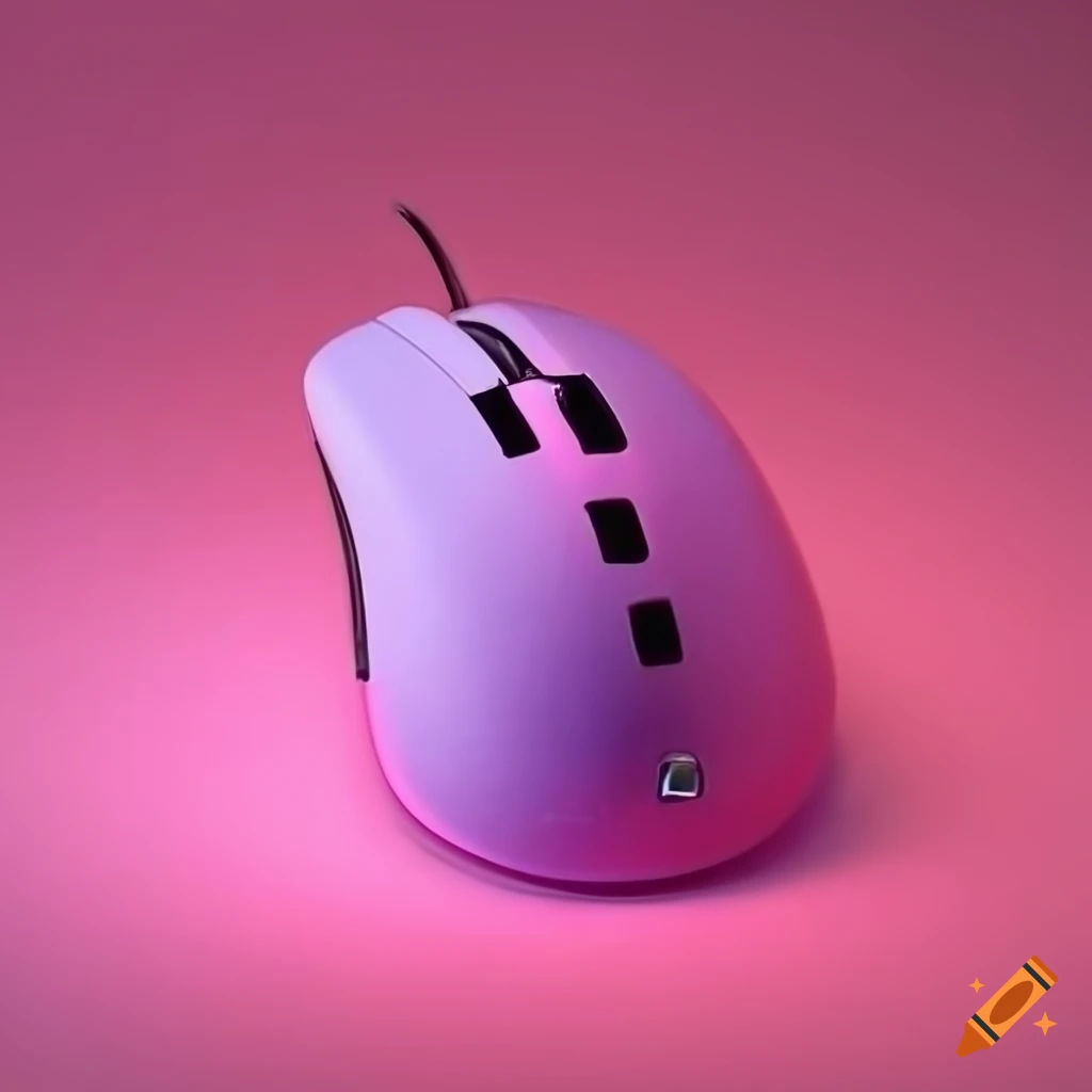 pink neon mouse for PC