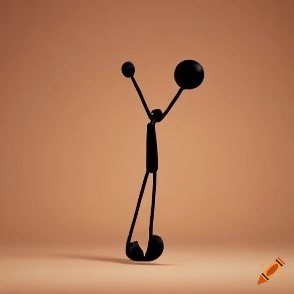 Stick figures arguing on Craiyon