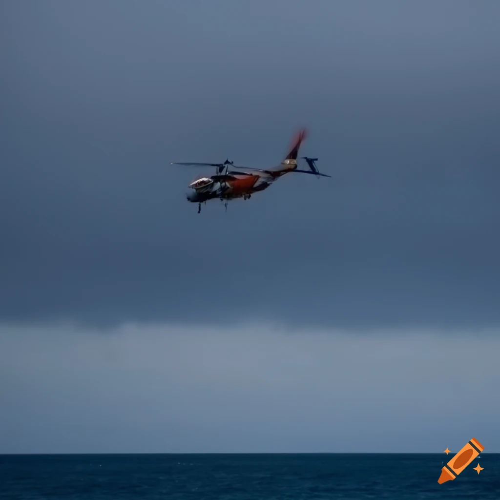 United States Coast Guard helicopter near Santa Rosa Island