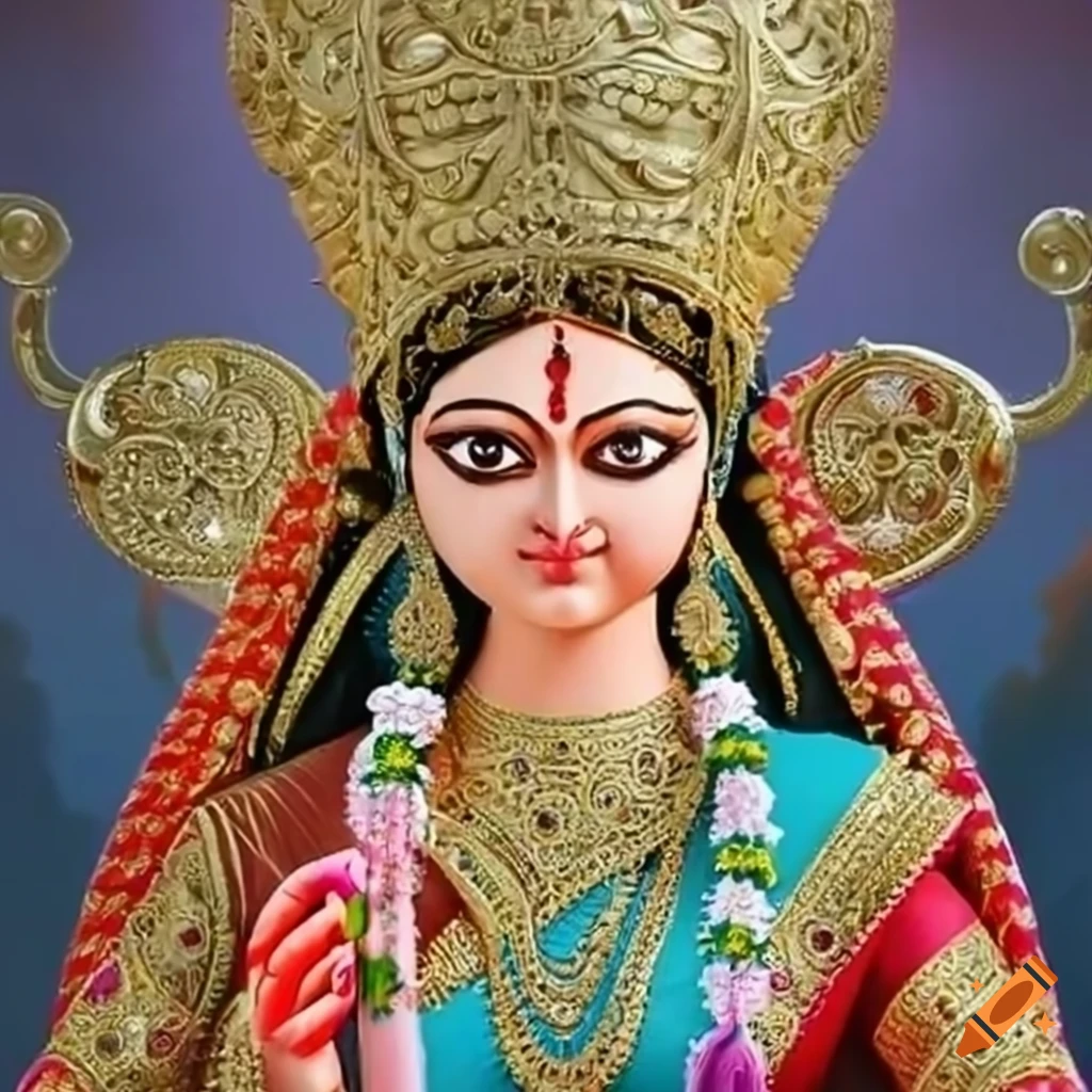 Durga maa goddess artwork