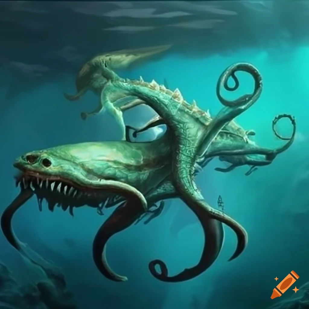 Mysterious Marine Creature On Craiyon