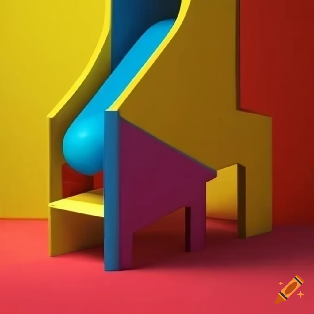 colorful and surreal playground