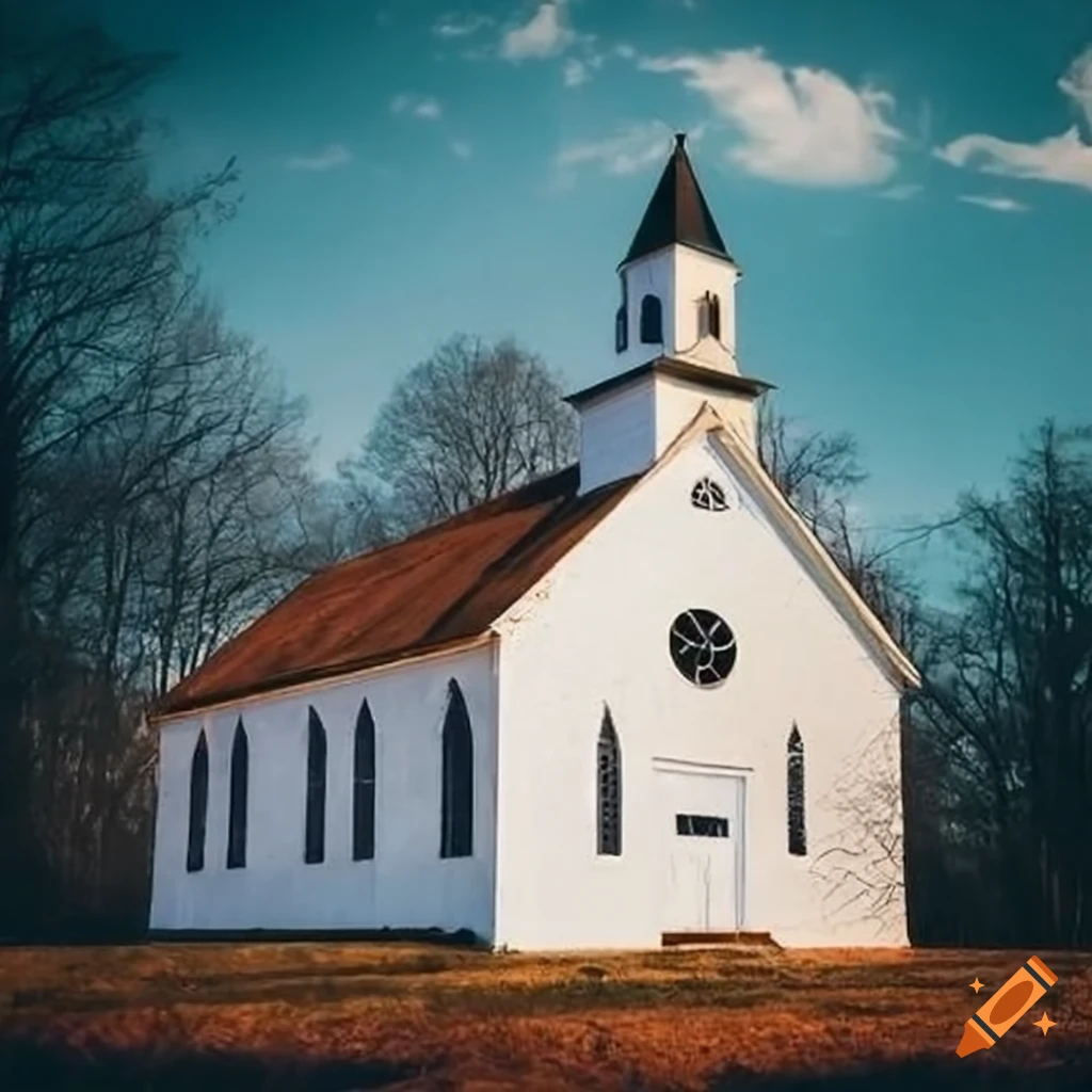 historic African American church in the woods
