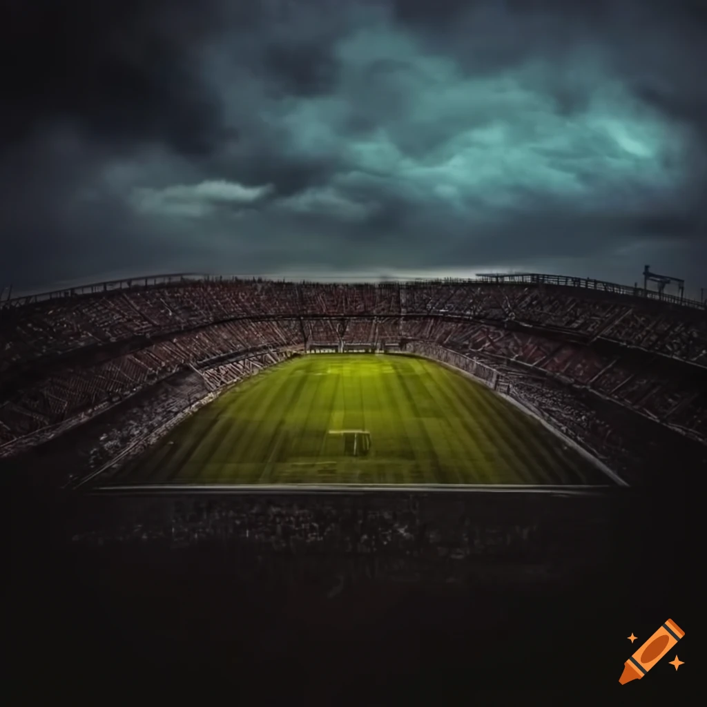 Overcast Weather on a Rugby and Football Field in Toulouse City Stock Image  - Image of arena, night: 260974281