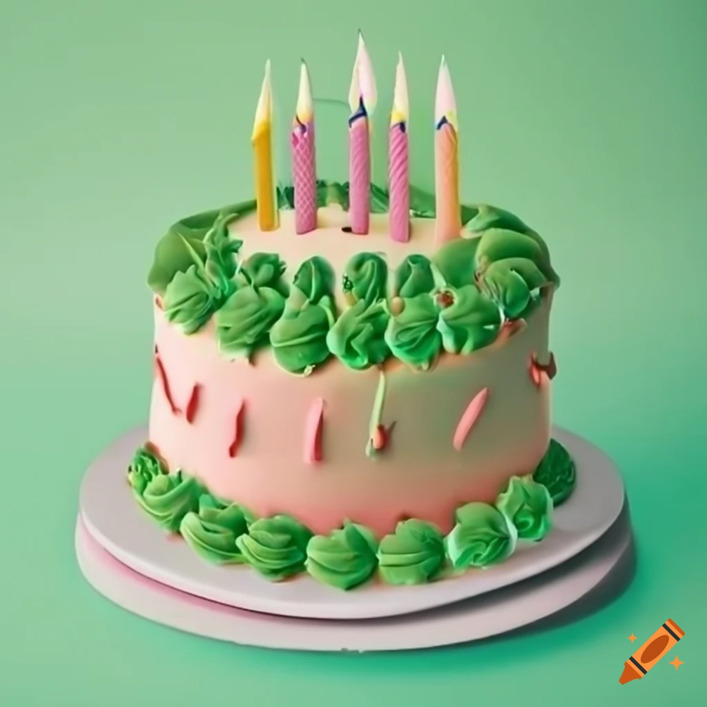 Tasty Birthday Cake With Lighting Candles On Free Stock Photo and Image  226083096