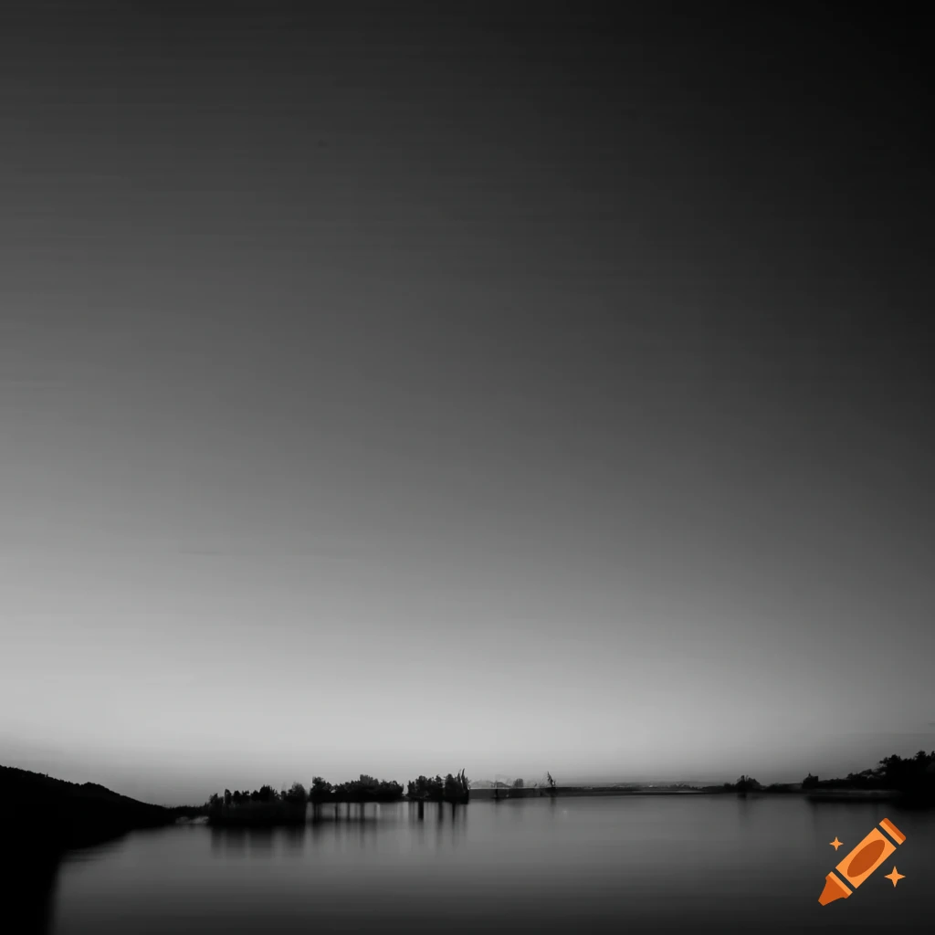 Grainy pinhole photo of lake michigan landscape on craiyon