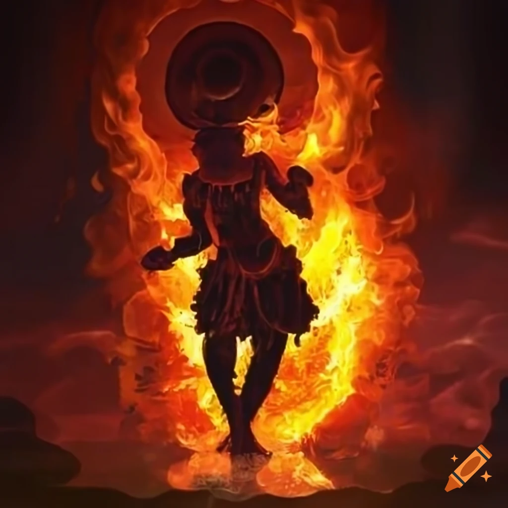 Digital art of water and fire merging on Craiyon