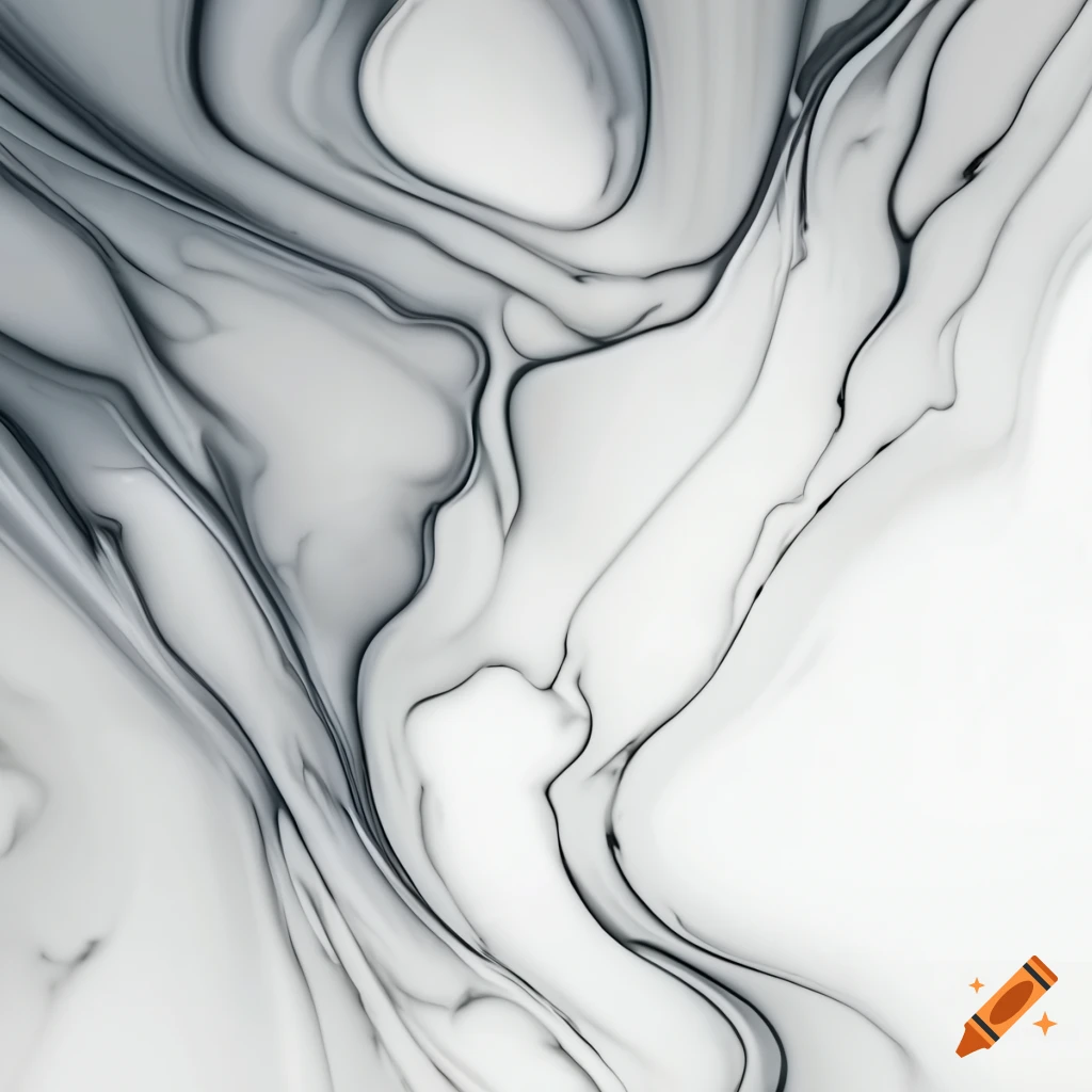 abstract marble rift on white background