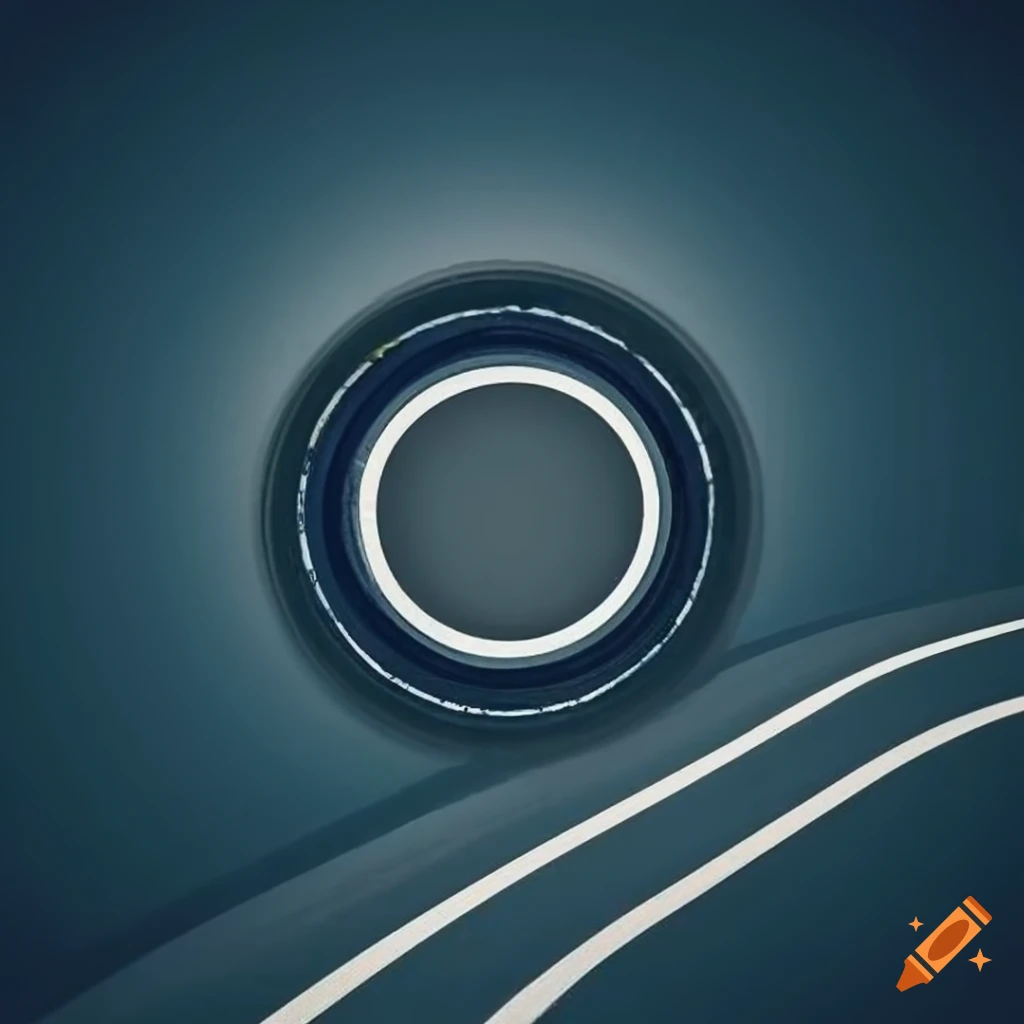 road-circle-sign-on-craiyon