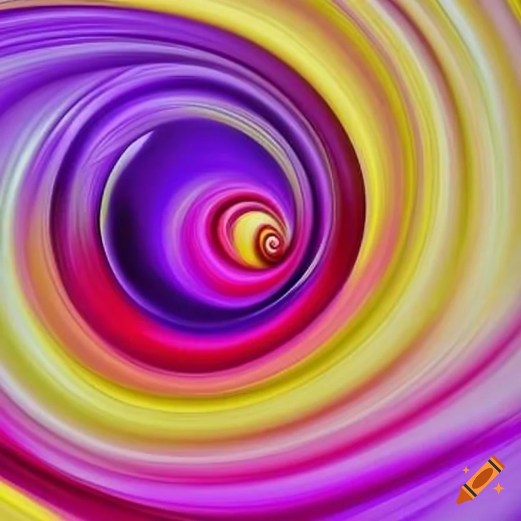 vibrant swirl of colors