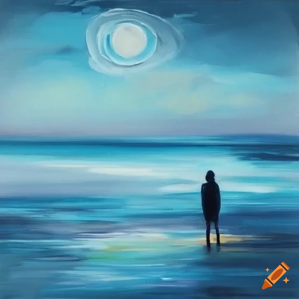 Haiku inspired Paintings Of Sky And Beach On Craiyon